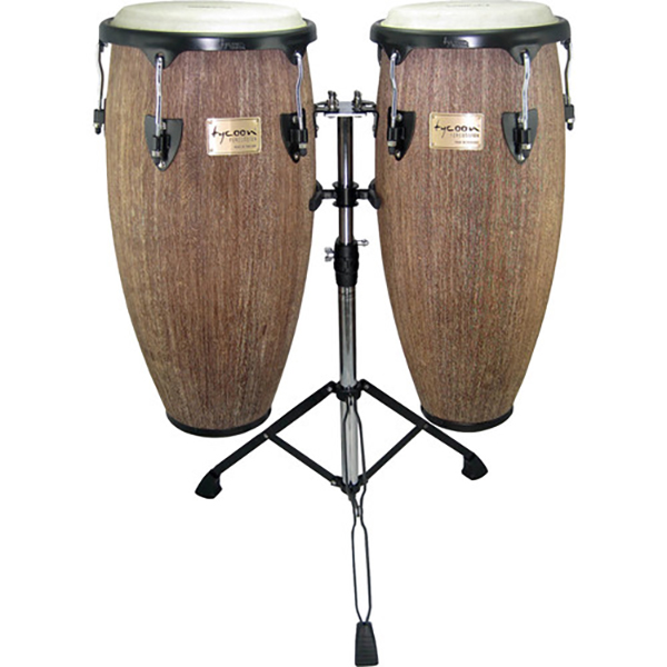 Green Spectrum Tycoon Percussion 11.75 Inch Concerto Series Conga With Single Stand