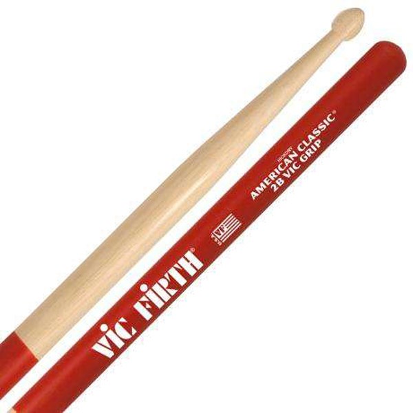 Vic Firth 2BVG American Classic Vic Grip Drumsticks - Wood Tip