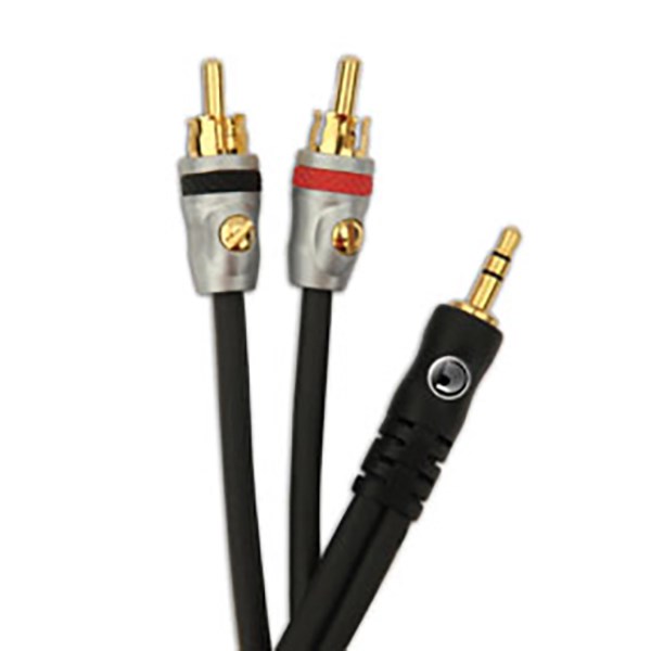 D'Addario Planet Waves PW-MP-05 Dual RCA To Stereo Mini Cable - 5 Feet