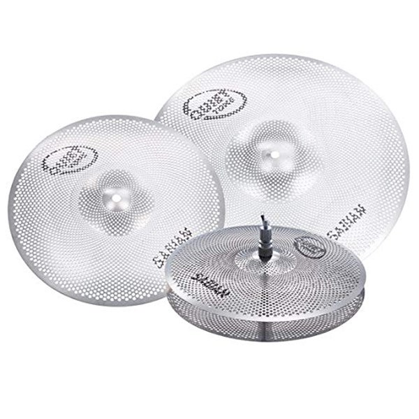 Sabian QTPC502 Quiet Tone Practice Cymbals Box Set - 13/14/18