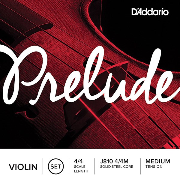 D'Addario J810 4/4M Prelude Violin Strings Set