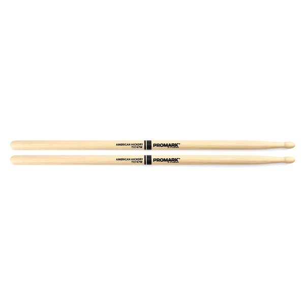 Promark TX747W American Hickory Wood Tip Drumstricks