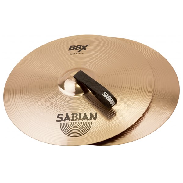 Sabian 41622 B8 16 Inch Band Cymbals Pair