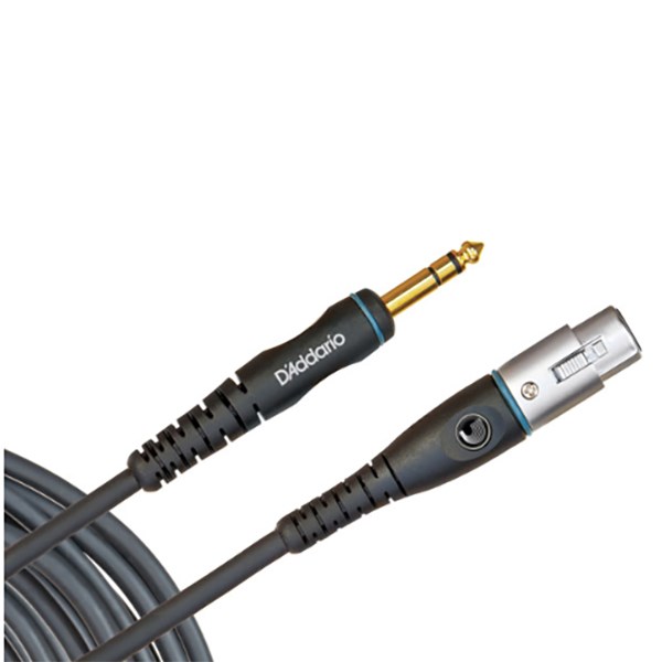 D'Addario Planet Waves PW-GM-10 Custom Series Microphone Cable - XLR Female To 1/4 Inch - 10 Feet
