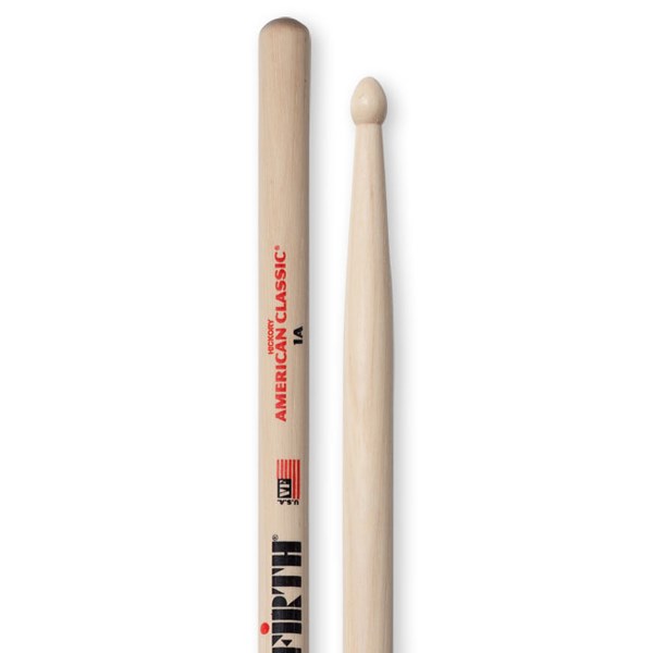 Vic Firth 1A American Classic Drumsticks - Wood Tip